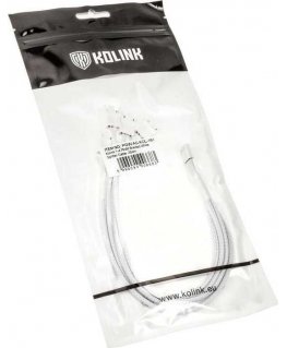 Kolink 1-4 PWM ventilaatorite jagaja kaabel - 35 cm, punutud, valge
