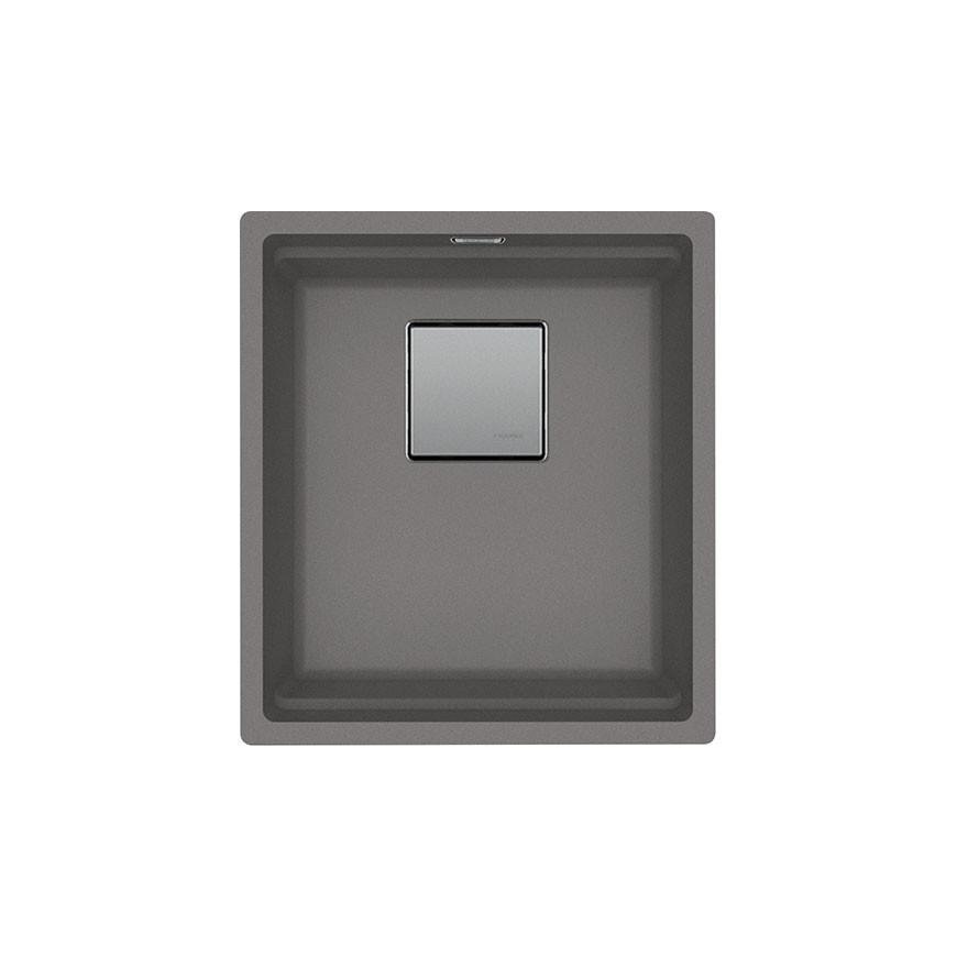 Franke Kubus 2 Stone Composite Sink, KNG 110-37, Stone Grey