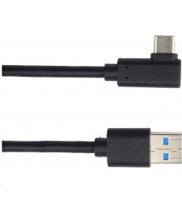 PREMIUMCORD USB-кабель типа C/M изогнутый разъем 90° - USB 3.0 A/M, 1м