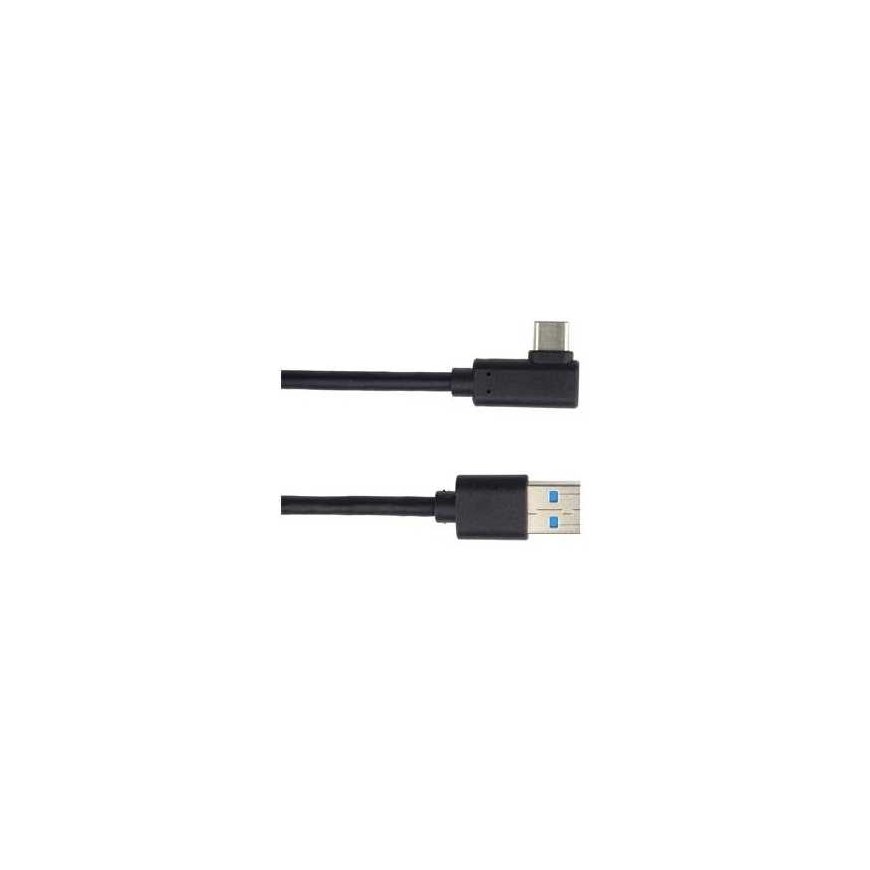 PREMIUMCORD USB kaabel tüüp C/M kõver ühendus 90° - USB 3.0 A/M, 1m – 2
