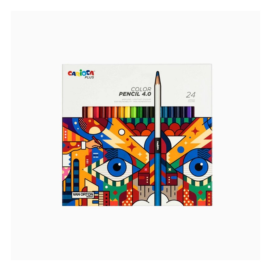 CARIOCA Plus 4.0 värvilised pliiatsid 12 värvi – 2