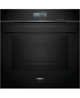 Siemens HR976GMB1 krāsns 71 L Nerūsējošs tērauds, Melns