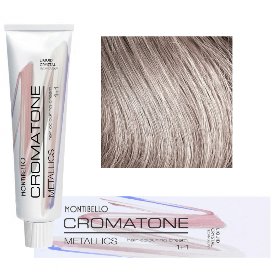 Montibello Cromatone Metallics, multifunkcionāls matu krāsa 60 ml - 10,02 M | Gaišākais dabīgais pērļu tonis šviesiem matiem