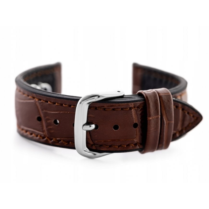 Pacific Rubber Strap for U18 Watch - Red/Black - 20mm