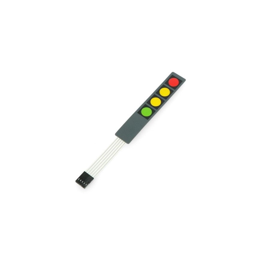 Oem Membrānveida tastatūra - 4 krāsu