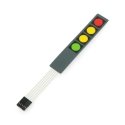 OEM Membrane Keyboard - 4 Colorful Buttons - Sticky OEM Membrane Keyboard - 4 Colorful Buttons - Sticky