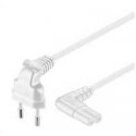 PREMIUMCORD 230V to tape recorder power cable with angled connectors 2m PREMIUMCORD 230V to tape recorder power cable with angled connectors 2m