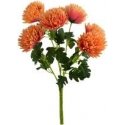 Mondex Since 1986 VIRIDIS artificial flower bouquet of 7 chrysanthemums, 57 cm, AW25 Mondex Since 1986 VIRIDIS artificial flower bouquet of 7 chrysanthemums, 57 cm, AW25