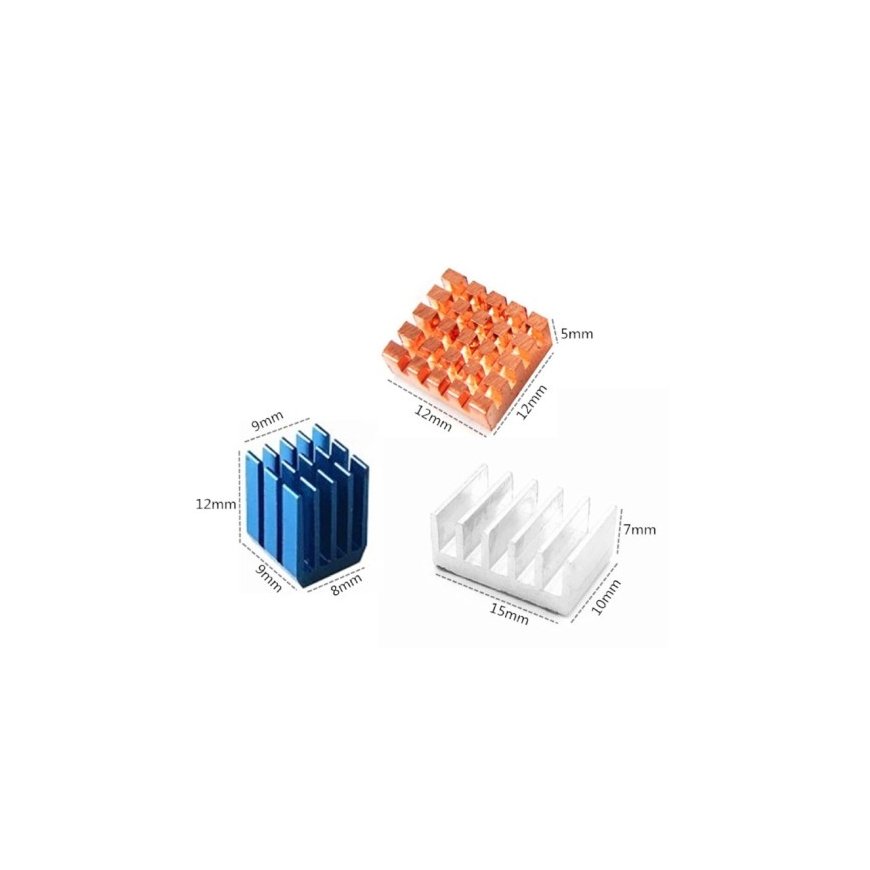 Raspberry Pi 4 radiaatoriite komplekt 3 tk. – 2