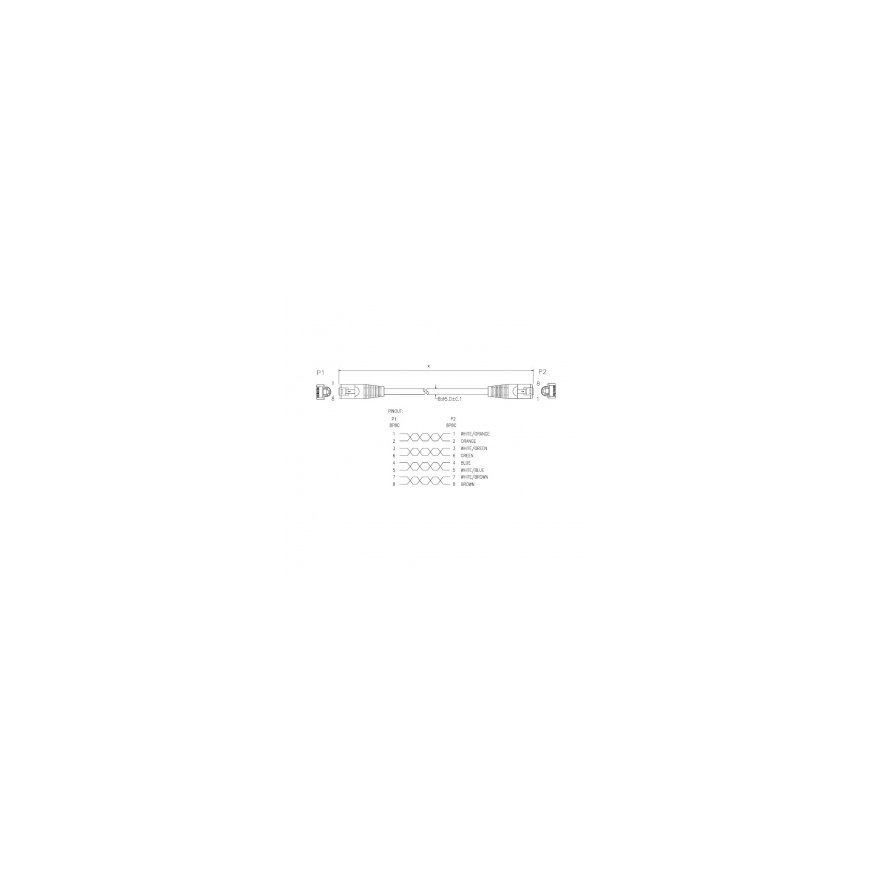 ART KABSI AL-OEM-304 networking cable Grey 7.5 m Cat5e U/UTP (UTP) – 2