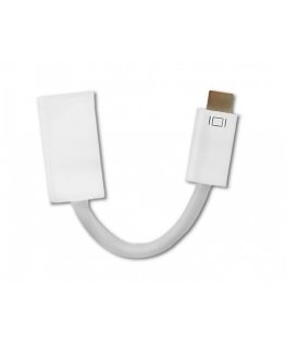 Qoltec 50519 vaizdo kabelio adapteris 0,15 m Mini-DVI HDMI Balta