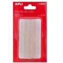 Apli Hot Glue Sticks, Clear, 11mm, Pack of 10