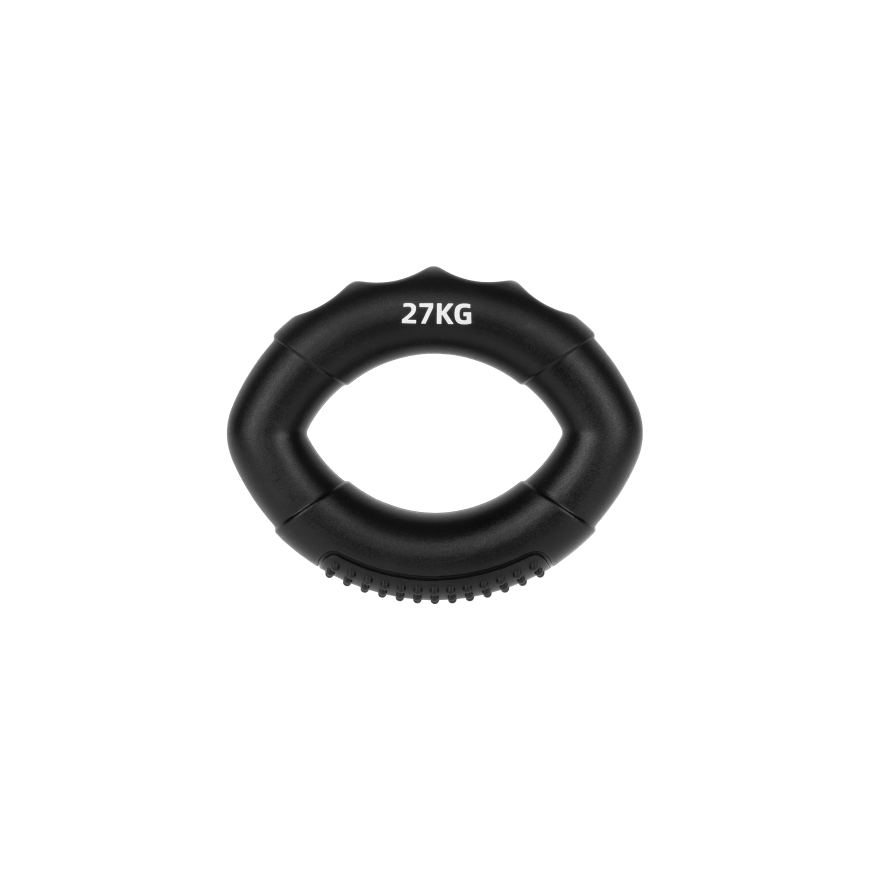 Silicone grip for hand rehabilitation, 0 - 27 kg, black, REBEL ACTIVE – 2