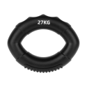Silicone grip for hand rehabilitation, 0 - 27 kg, black, REBEL ACTIVE