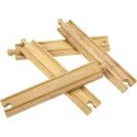 Big Jigs Bigjigs Rail Длинные прямые рельсы 21 см 4 шт. Big Jigs Bigjigs Rail Длинные прямые рельсы 21 см 4 шт.