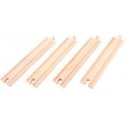 Big Jigs Bigjigs Rail Ilgi tiesūs bėgiai 21 cm 4 vnt. Big Jigs Bigjigs Rail Ilgi tiesūs bėgiai 21 cm 4 vnt.