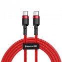 Baseus Cafule USB-kaapeli 2 m USB C musta, Punainen Baseus Cafule USB-kaapeli 2 m USB C musta, Punainen
