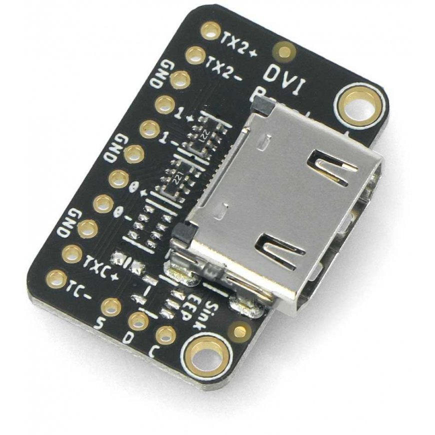 Green Cell DVI Breakout plokštė, adapteris su HDMI/DVI jungtimi, skirtas Raspberry Pi Pico, Adafruit 4984 – 2