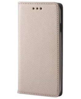 Dēklis Oem LUNA Book Gold paredzēts Samsung Galaxy A56 5G zelta krāsā.