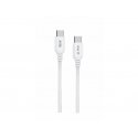iPEAX TPU КАБЕЛЬ USB-C / USB-C 1,5М, 5А, 100W Baltas iPEAX TPU КАБЕЛЬ USB-C / USB-C 1,5М, 5А, 100W Baltas
