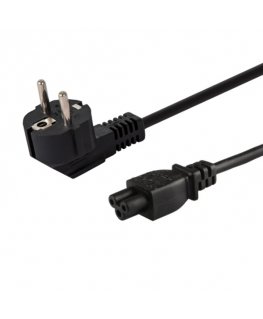 Savio CL-67 toitekaabel Must 1,2 m IEC Type C (3.8 mm, 1.1 mm) CEE7/7