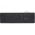 Powerton LIFE SLIM Wired Keyboard (USB) US, black Powerton LIFE SLIM Wired Keyboard (USB) US, black