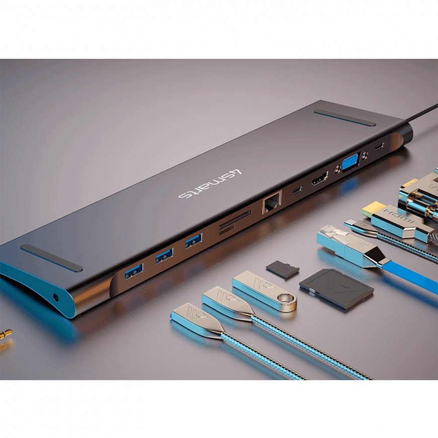 4smarts 11in1 USB 3.2 Gen 1 (3.1 Gen 1) Type-A + Type-C Hall – 2