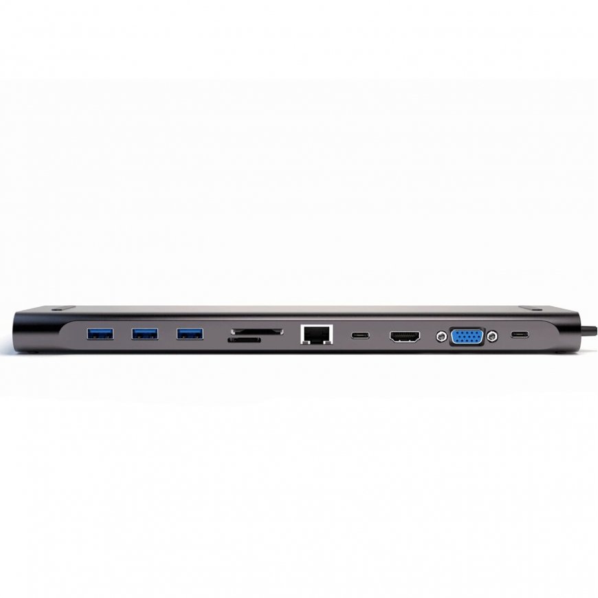 4smarts 11in1 USB 3.2 Gen 1 (3.1 Gen 1) Type-A + Type-C Pilka – 5