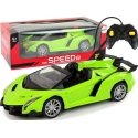 Lean Toys Etäohjattava auto Sports Car R/C 1:18, vihreä Lean Toys Etäohjattava auto Sports Car R/C 1:18, vihreä