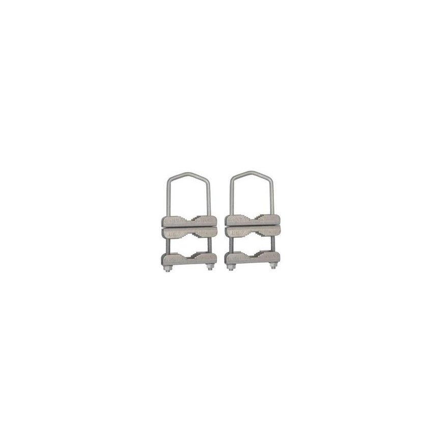 Antenna Mast Stands with Mounting Clips - Set of 2