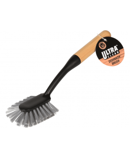 Affek Design Bamboo indų plovimo šepetys su bambuko rankena