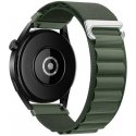 FORCELL F-DESIGN FS05 käevõru Samsung Galaxy Watch 22 mm jaoks rohelises värvitoonis.