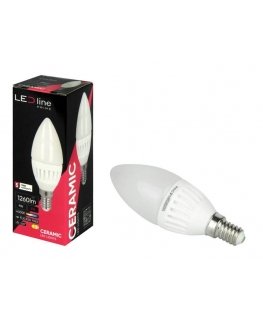 Led Line Prime LED spuldze E14 230V 9W 1260lm svečtura formas, siltā balta 3000K