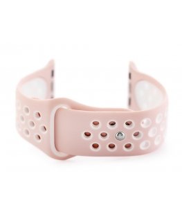 Pacific Apple Watch Strap U24 - Pink/White - 42/44mm