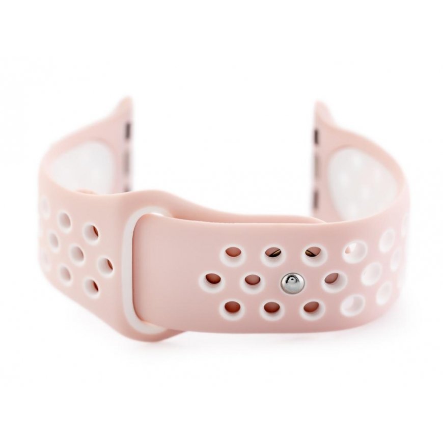 Pacific Apple Watch Strap U24 - Pink/White - 42/44mm
