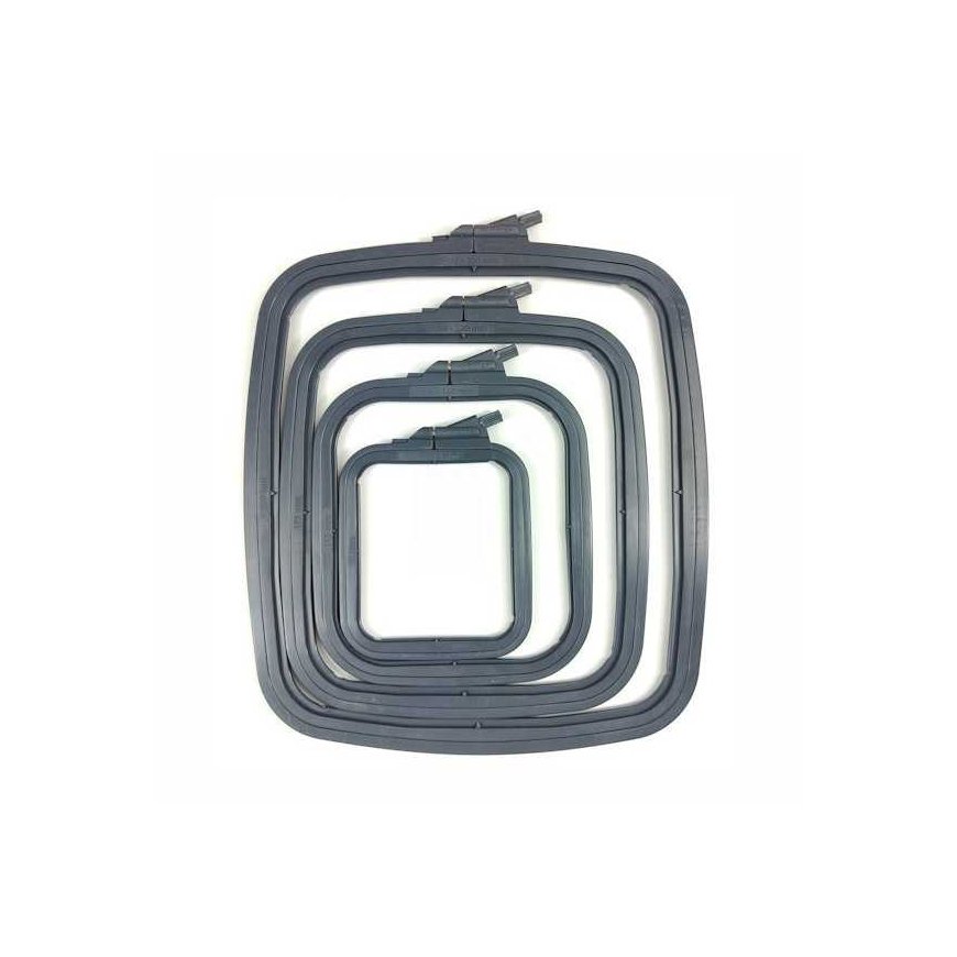 Nurge Marketing Nurge square (rectangular) plastic hair hoop 25x28 cm (gray) 170-14GREY