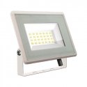 V-tac 20W LED spotlight, white casing, 6400K, with power supply V-tac 20W LED spotlight, white casing, 6400K, with power supply