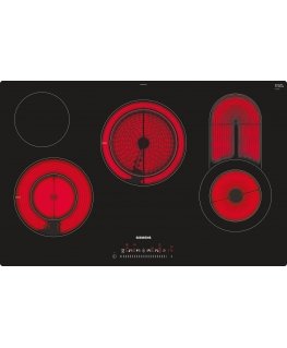 Siemens ET801FCP1D hob Black, Stainless steel Built-in Ceramic hob 5 zone(s)