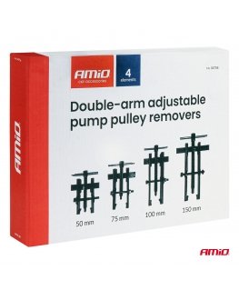 Set of two-arm adjustable wheel pullers for pump amio-04756.