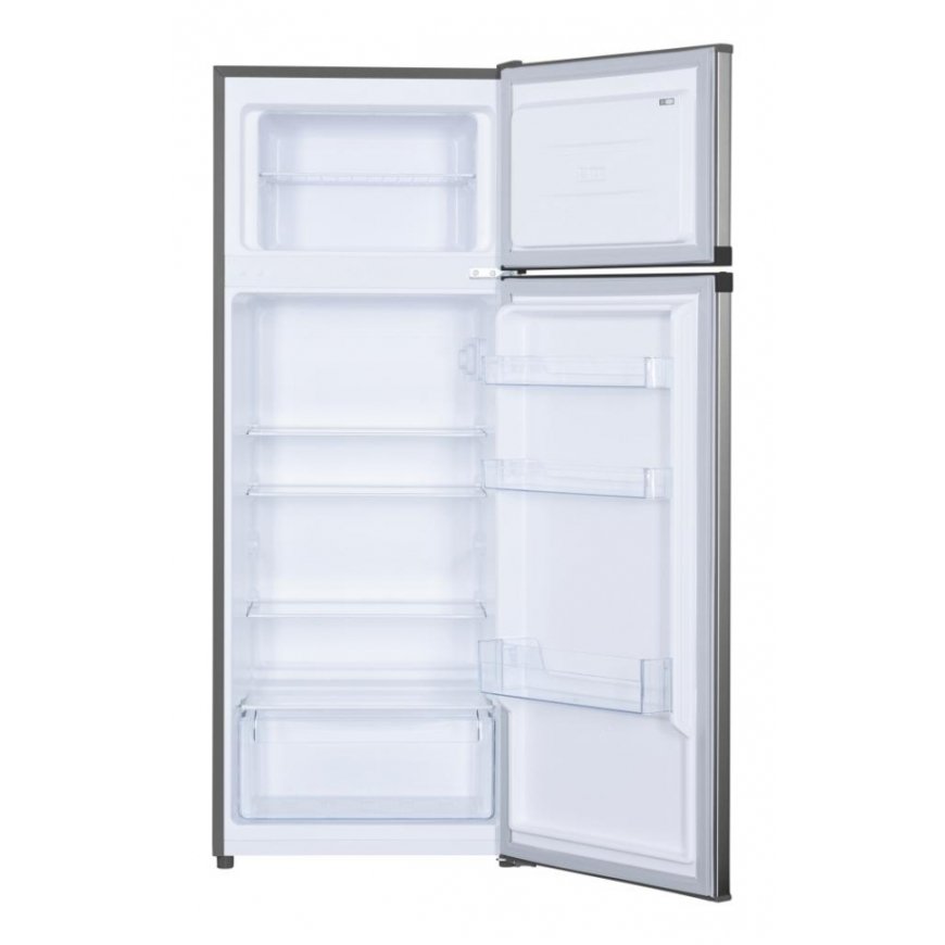 Heinner HF-H2206XE++ fridge-freezer Freestanding 206 L Stainless steel – 2