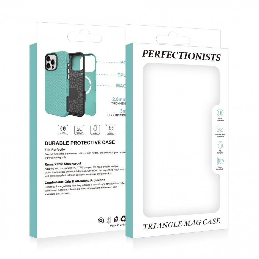 Dėklas Perfectionists Triangle Mag Case Apple iPhone Air, hõbedane – 2