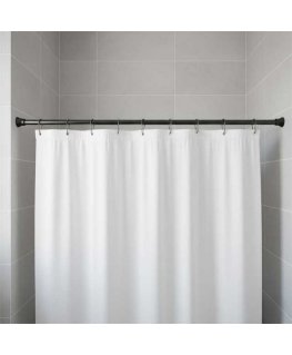 Bathroom Solutions LACUNA suihkuverhojen jänniteteräksinen tanko, rautaa, 70–120 cm