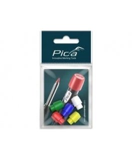 5 pcs. colored caps for mechanical pencil 7070 Fine Dry Pica [55801]