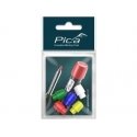 5 pcs. colored caps for mechanical pencil 7070 Fine Dry Pica [55801]
