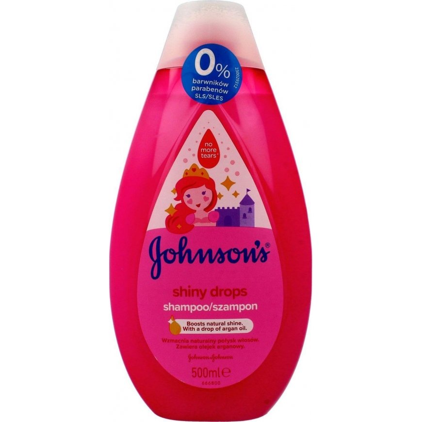 Johnson & Johnson Johnson´s Shiny Drops Детский шампунь, 500 мл – 2