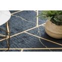 Stiilne kilim ARLEN MARBLE2 mustas glamuurne 160x220 Hakano
