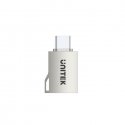 UNITEK A1025GNI kaapelin sukupuolenvaihtaja USB C USB A Hopea UNITEK A1025GNI kaapelin sukupuolenvaihtaja USB C USB A Hopea