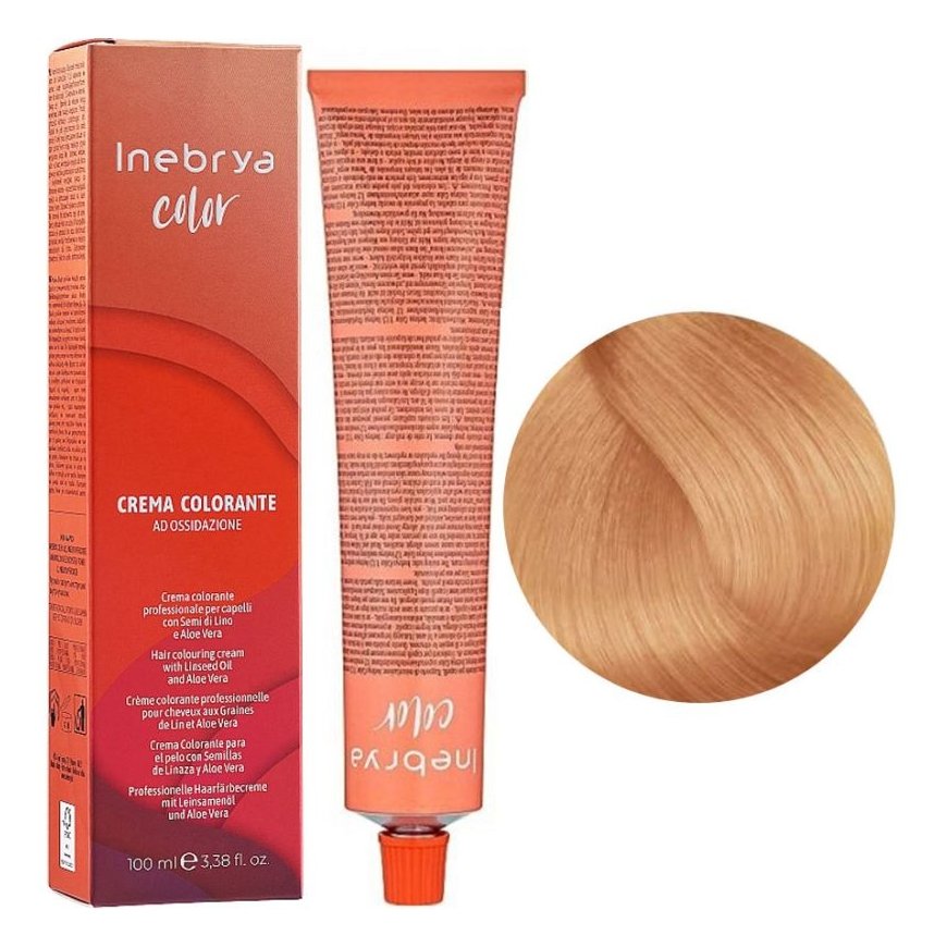 Inebrya Color hiusväri 100ml - 10/42 | Vaalea platina-kognacvaalea