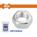 Wadfow Hexagon Nut Set M20 20 pcs Wadfow Hexagon Nut Set M20 20 pcs