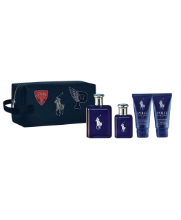 Set Ralph Lauren: Polo Blue, Eau De Toilette, For Men, 125 ml +